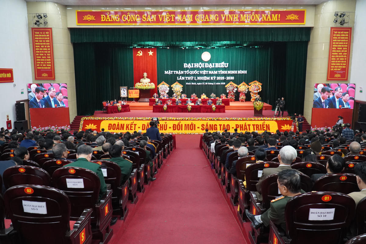 Toàn cảnh đại hội. Ảnh: Đình Minh