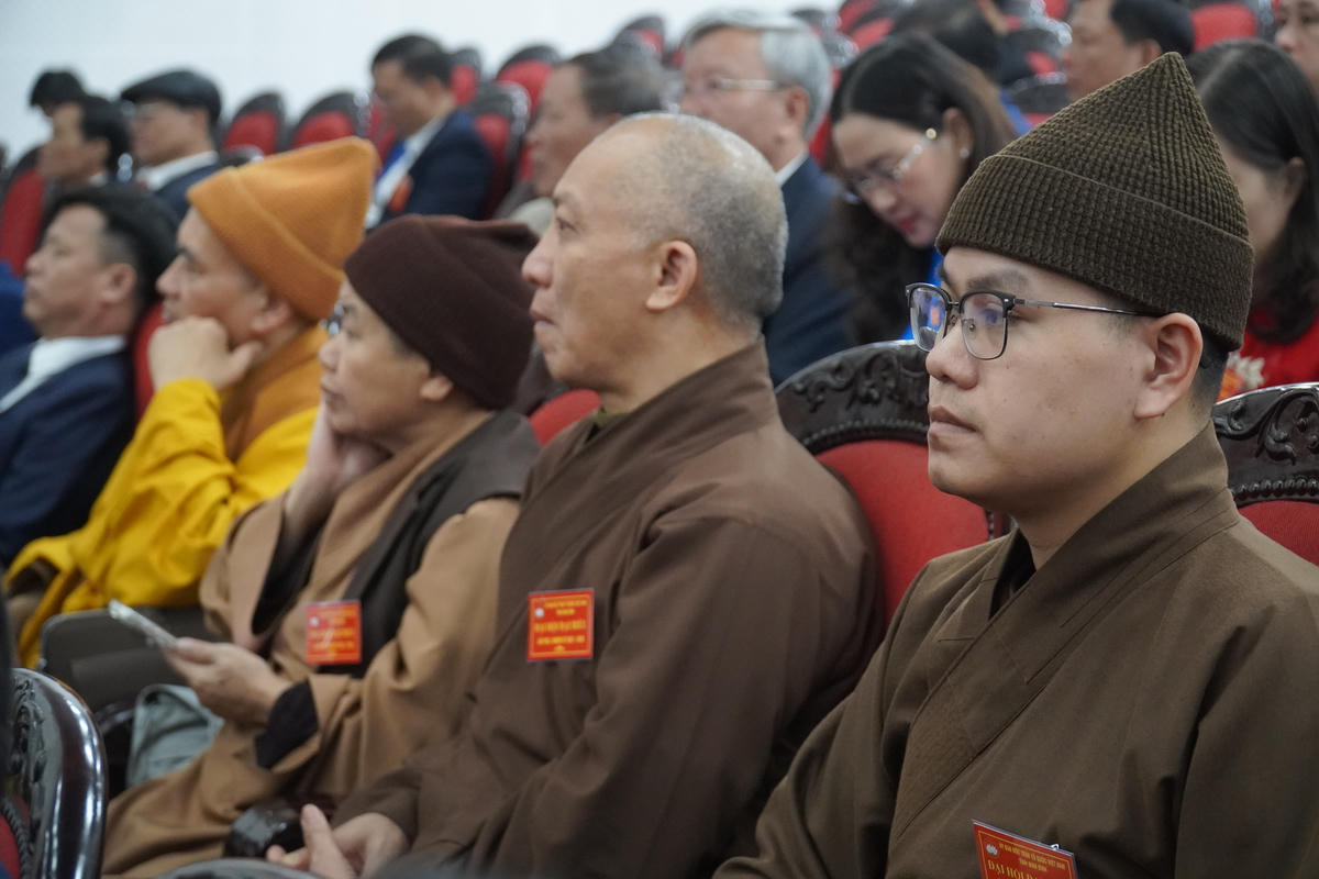 Đại biểu các tôn giáo dự đại hội. Ảnh: Đình Minh
