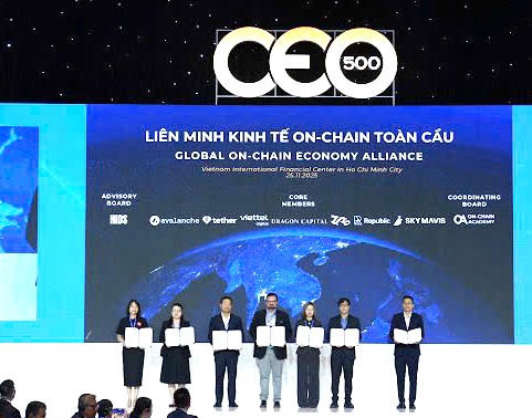 Liên minh Kinh Tế On-chain Toàn cầu (GOE Alliance) ra đời tại Diễn đàn Kinh tế Mùa Thu 2025. Ảnh: TL. 