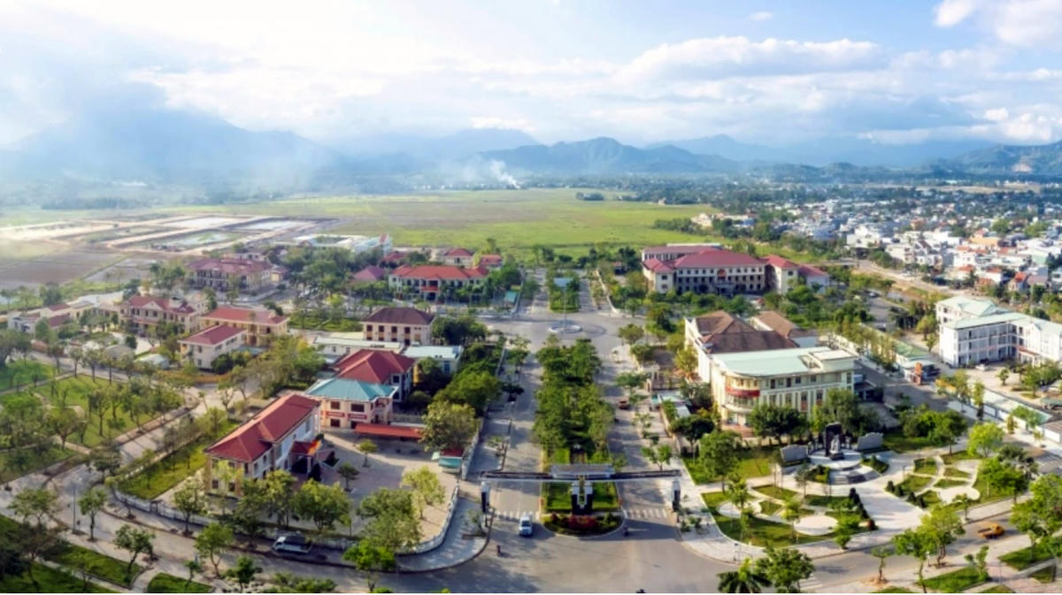 Khu đô thị huyện lỵ Hòa Vang nằm sau Trung tâm hành chính huyện trước đây, nay là xã Hòa Vang. Ảnh: Nguyễn Trình.