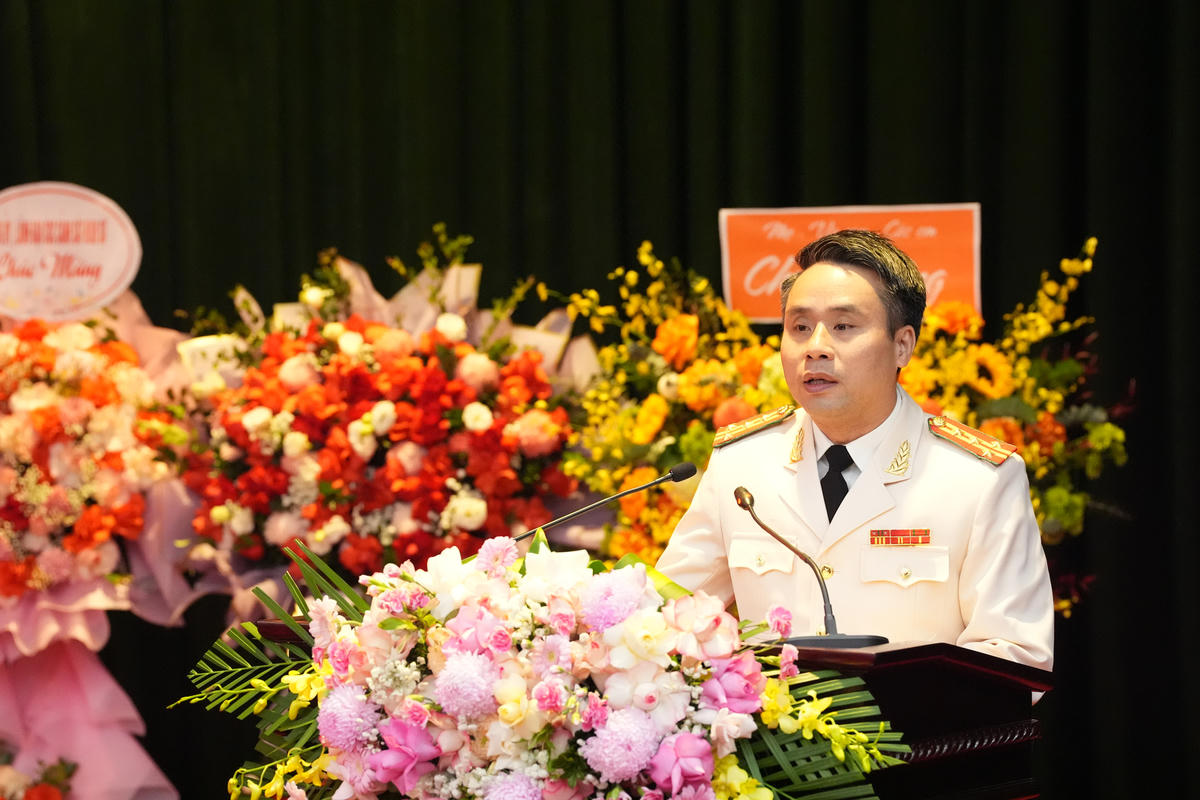 Tân Phó Giám đốc Công an tỉnh Sơn La Lê Đức Trung. Ảnh: C.T.