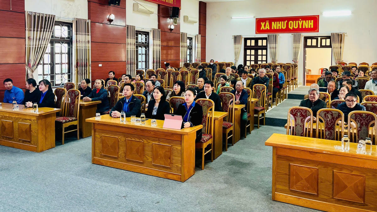 Điểm cầu xã Như Quỳnh, tỉnh Hưng Yên