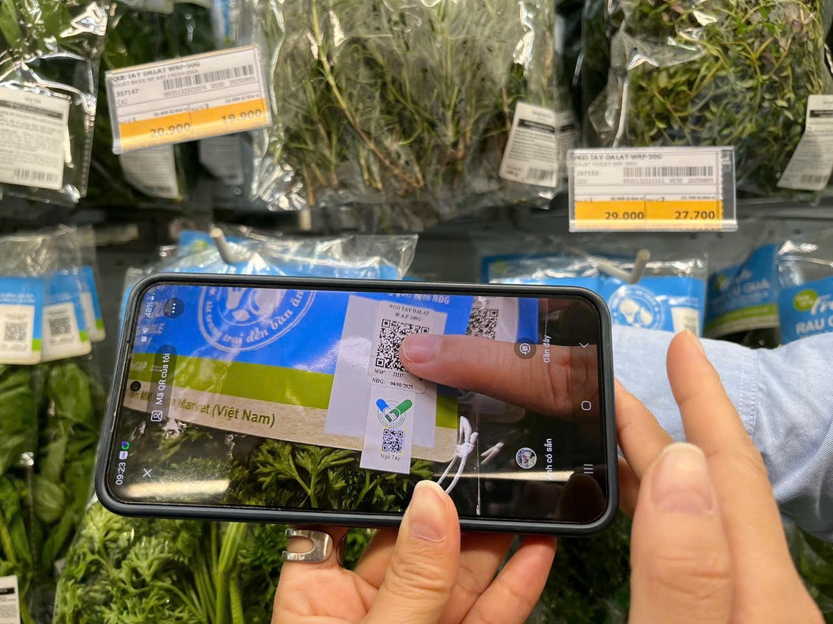 Chương trình Tick xanh trách nhiệm được người tiêu dùng quan tâm. Ảnh: H.T