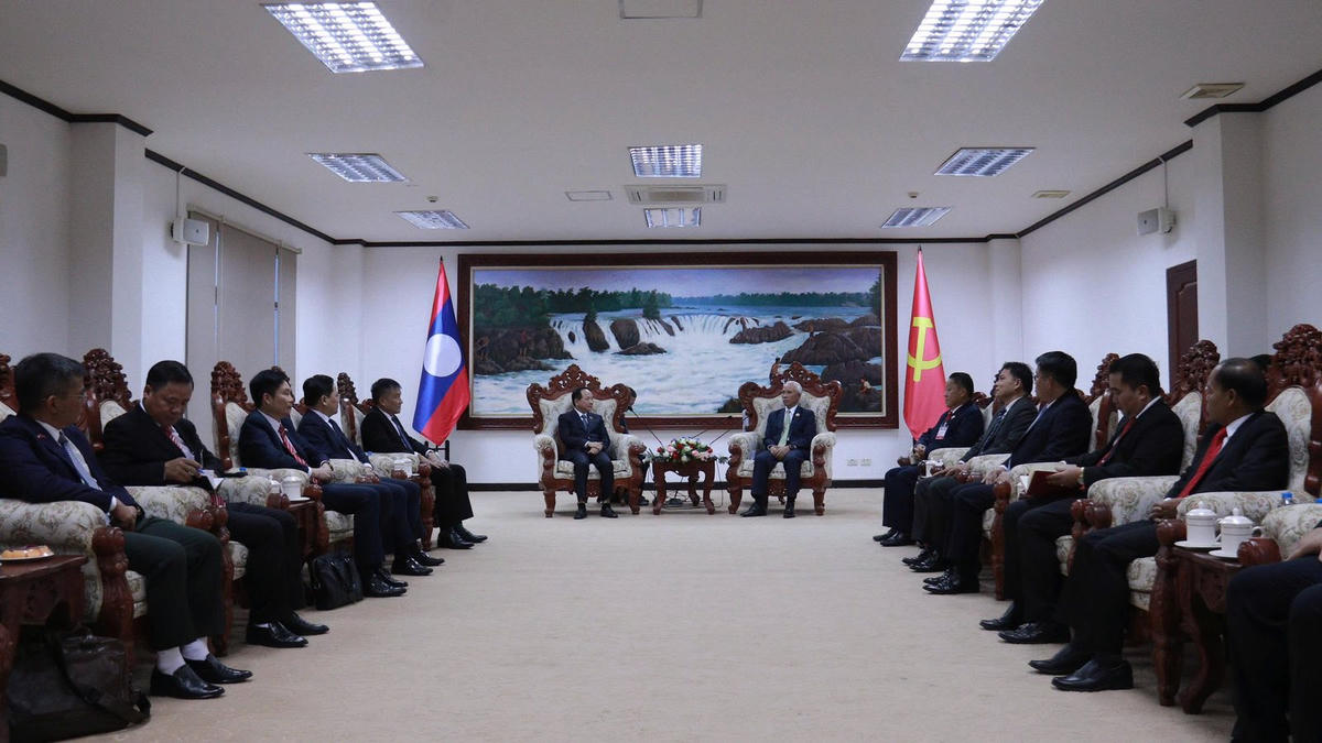 Quang cảnh buổi tiếp. Ảnh: Bộ Ngoại giao