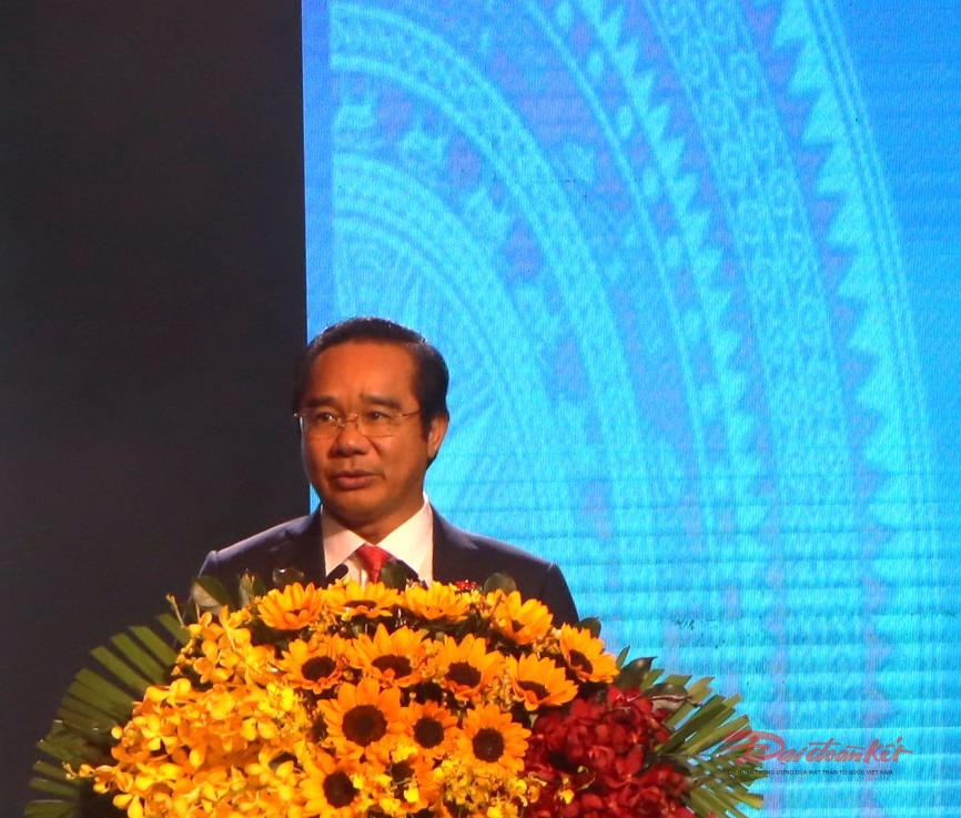 Ông Nguyễn Văn Được, Chủ tịch UBND TP Hồ Chí Minh phát biểu tại Lễ kỷ niệm. Ảnh: Hồng Phúc.