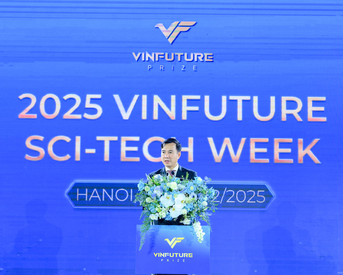 Thứ trưởng Bộ Khoa học và Công nghệ Bùi Thế Duy phát biểu tại tọa đàm.