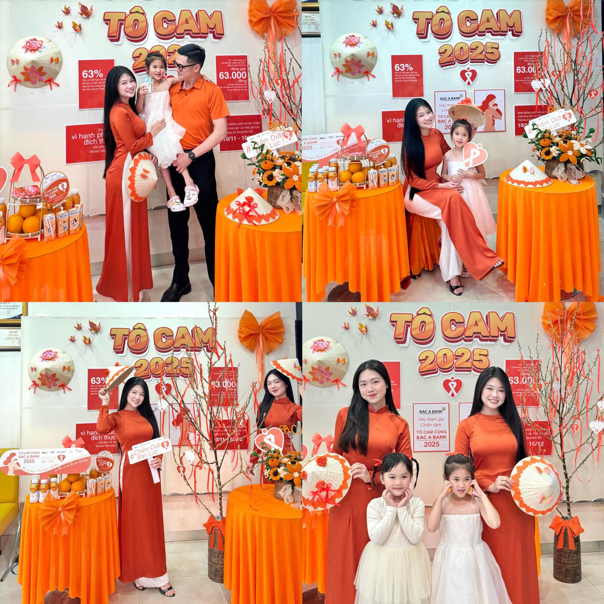 CBNV tại Bắc Á Bank - chi nhánh Huế check-in và lan tỏa sắc cam lên mạng xã hội