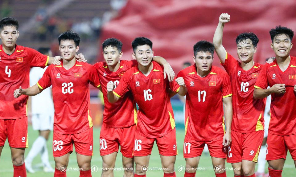 ĐT U23 Việt Nam. Ảnh VFF.