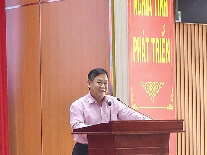 Ông Võ Thành Giàu, Phó Giám đốc Sở NN-MT TP Hồ Chí Minh. Ảnh: Đức Trung.