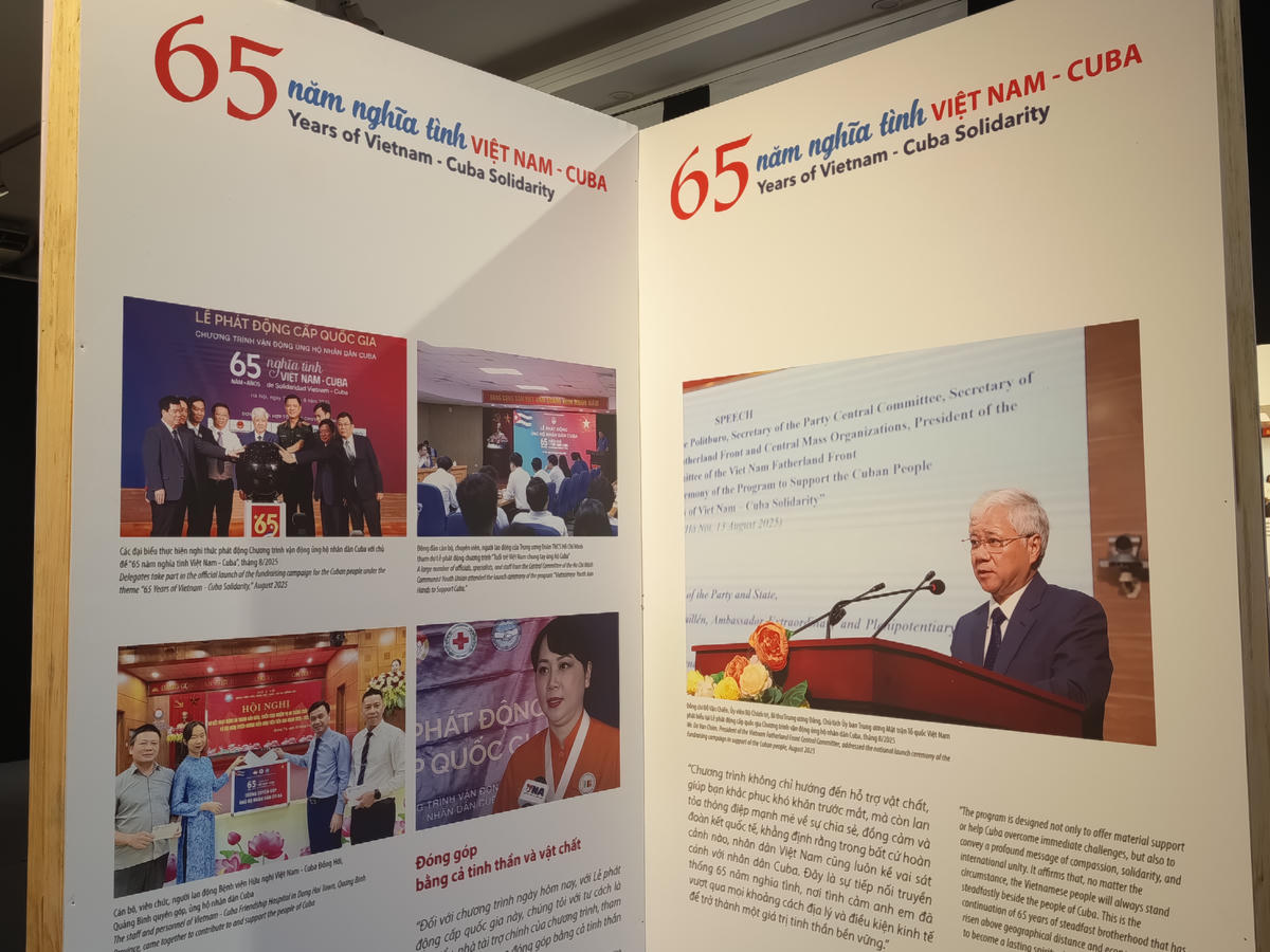 Những câu chuyện và hoạt động của lãnh đạo Đảng, Nhà nước, các tổ chức Hội, đoàn thể và nhân dân giữa hai đất nước Việt Nam - Cuba. Ảnh: Phạm Sỹ.

