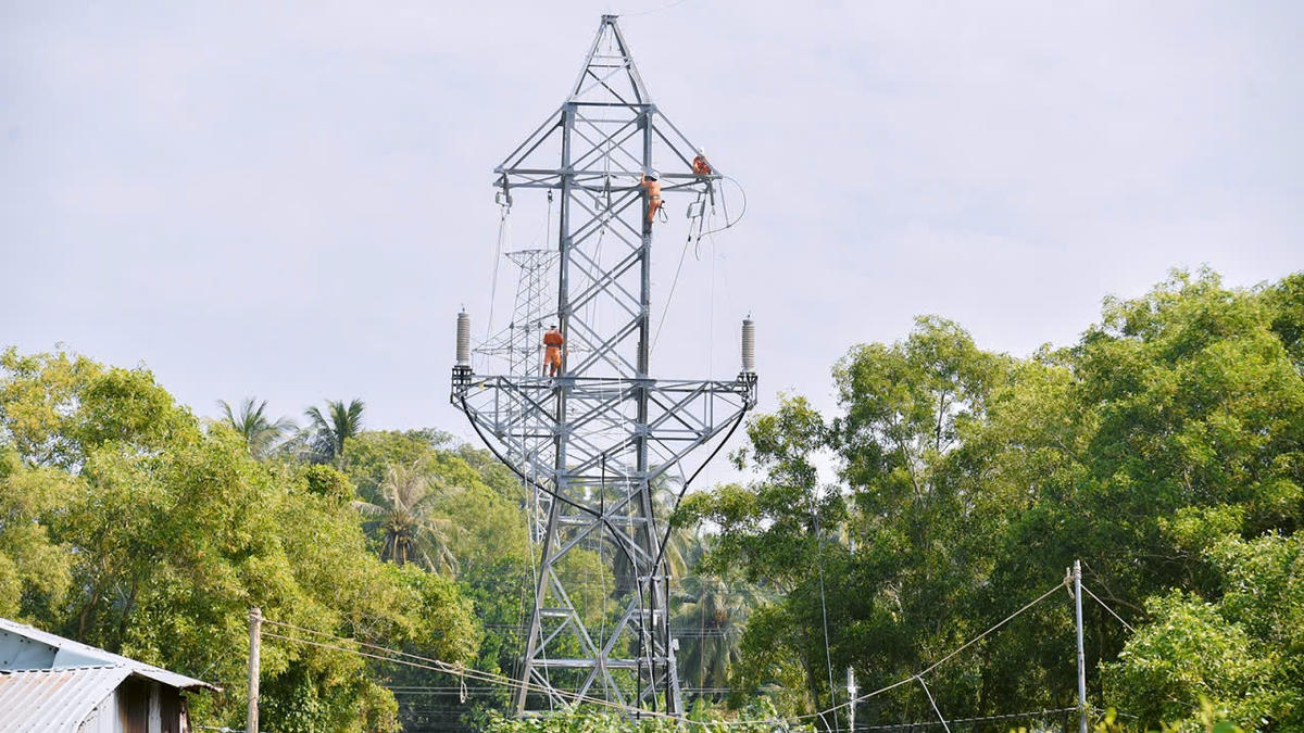 Đóng điện đường dây 110kV trên không, khôi phục cấp điện hoàn toàn tại đặc khu Phú Quốc