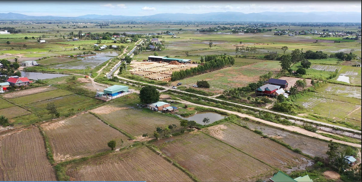 Xã Ia Hiao khẩn trương chuẩn bị mặt bằng cho dự án bố trí dân cư vùng thiên tai. Ảnh: CV.