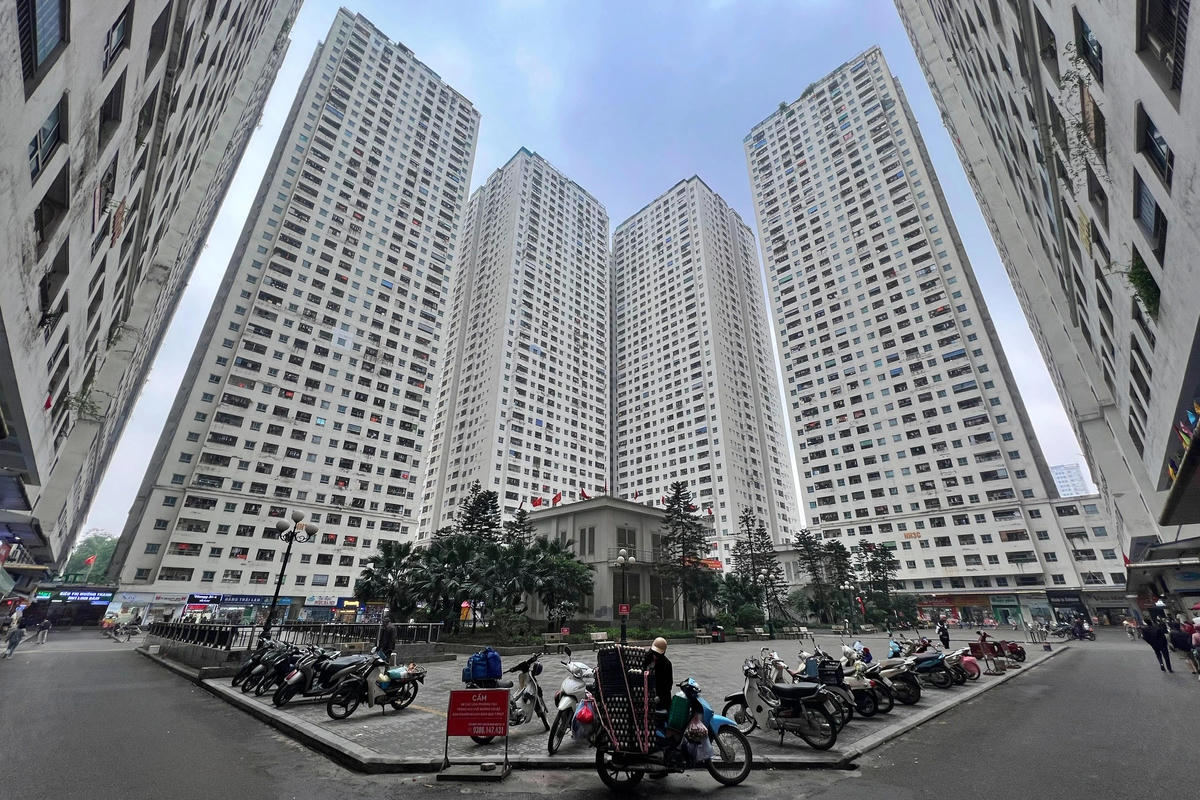 Khu chung cư HH Linh Đàm (Hà Nội) có khoảng có khoảng 40.000 người sinh sống.