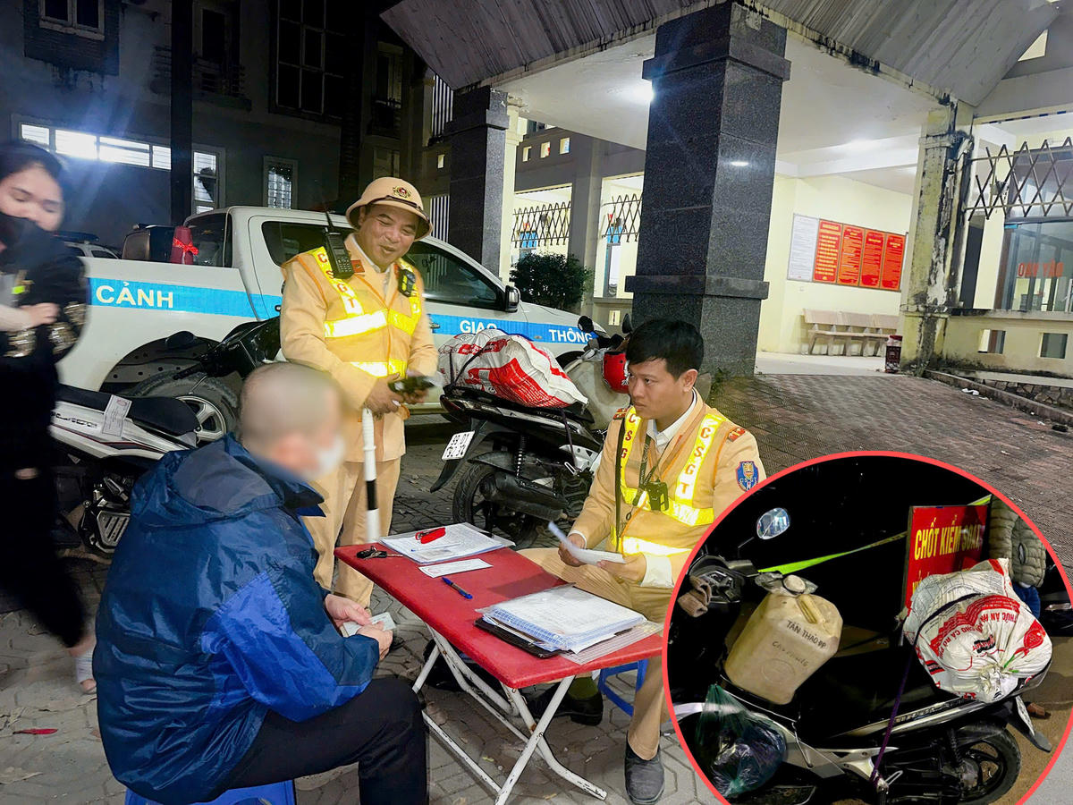 CSGT Hà Nội xử lý hơn 600 trường hợp vi phạm nồng độ cồn trong 3 ngày cuối tuần.