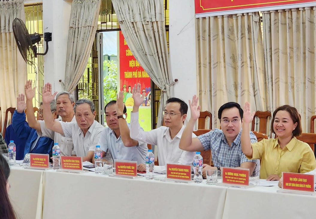 Hội nghị hiệp thương 100% thống nhất cơ cấu, thành phần và số lượng đại biểu được giới thiệu ứng cử HĐND phường khóa I, nhiệm kỳ 2026 – 2031. Ảnh: Thùy Trang.