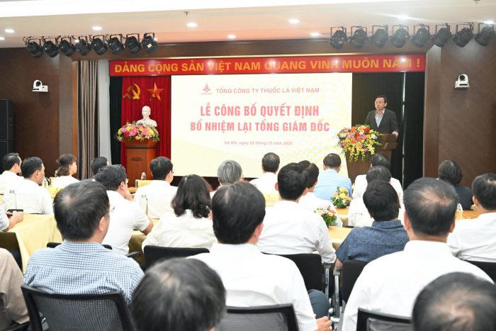 Ông Hồ Lê Nghĩa, Ủy viên Ban Chấp hành Đảng bộ Chính phủ, Bí thư Đảng ủy,
Chủ tịch Hội đồng thành viên phát biểu tại lễ công bố