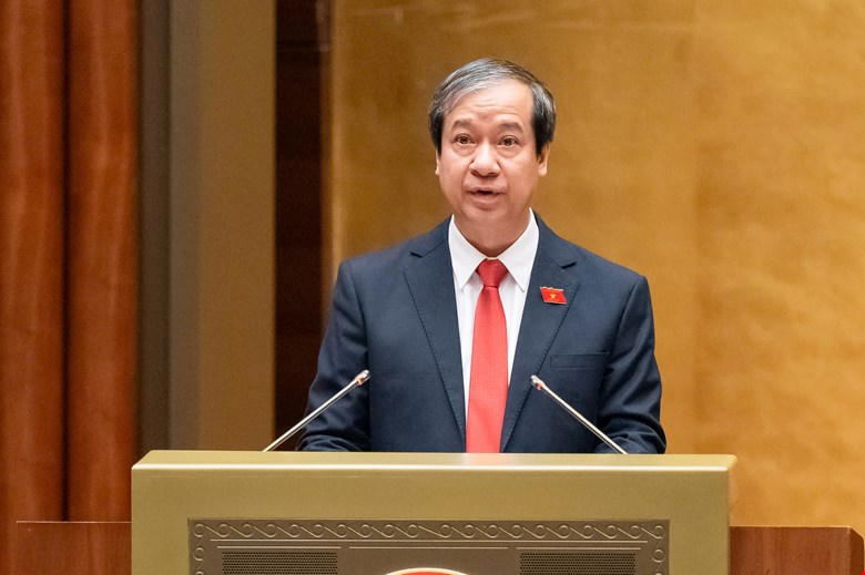 Bộ trưởng Bộ Giáo dục và Đào tạo Nguyễn Kim Sơn. Ảnh: Quang Vinh