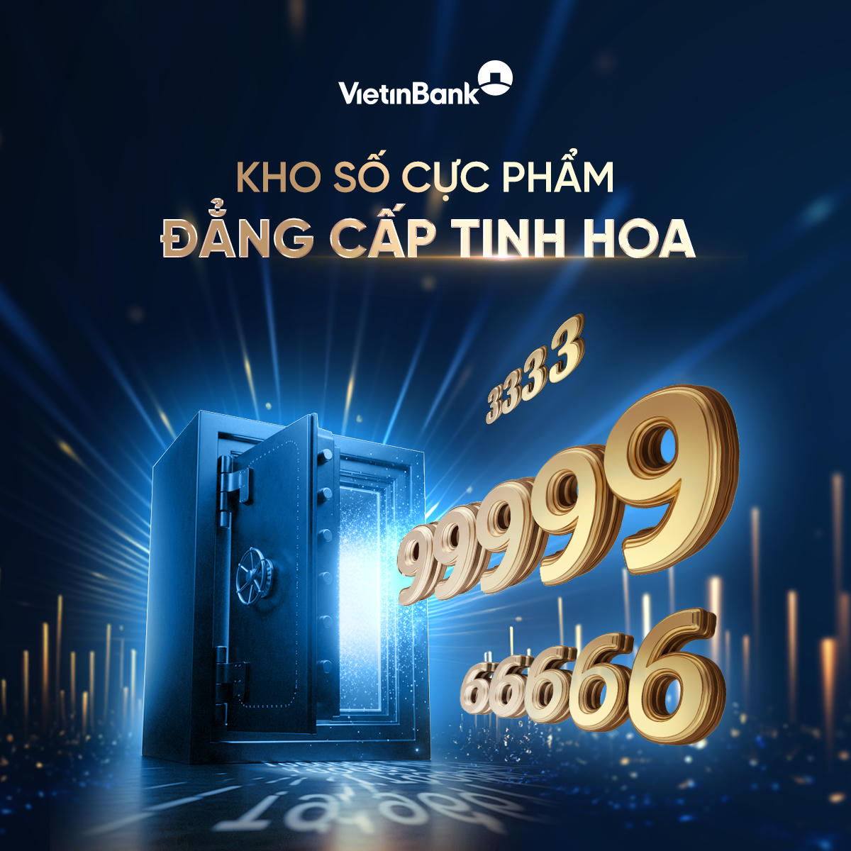 VietinBank mở bán kho tài khoản số đẹp siêu VIP