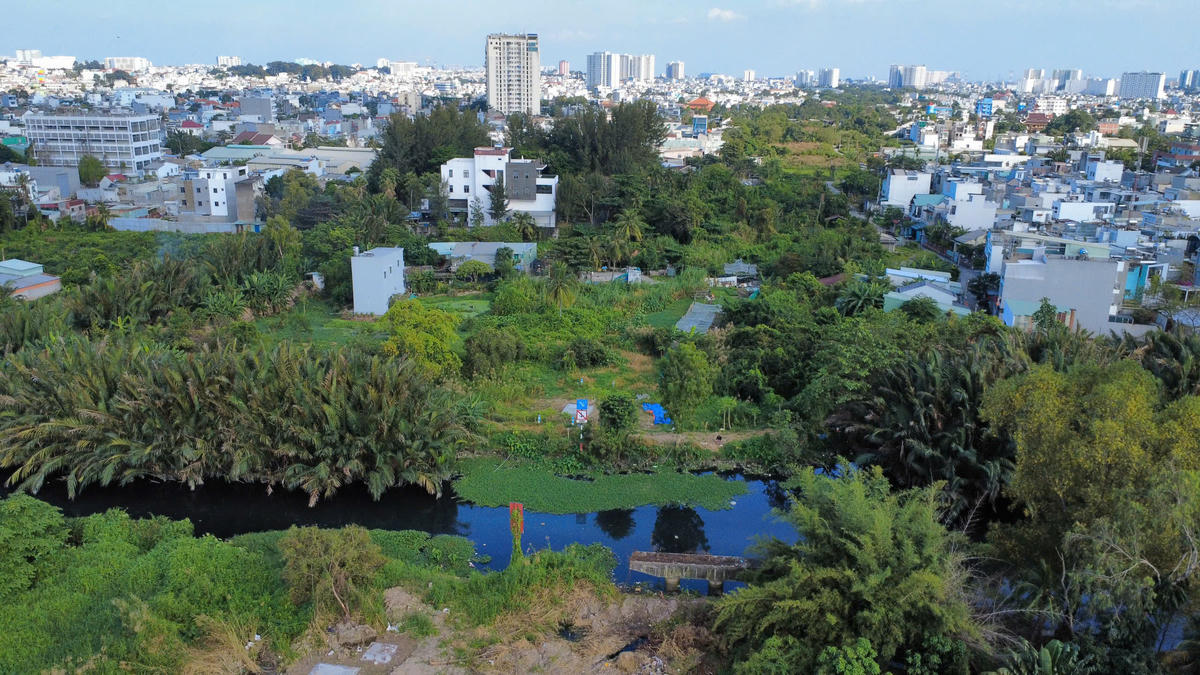 Phần lớn dự án đã hoàn thành giải phóng mặt bằng để sẵn sàng được khởi công ít ngày tới. Ảnh: Đ.Xá.