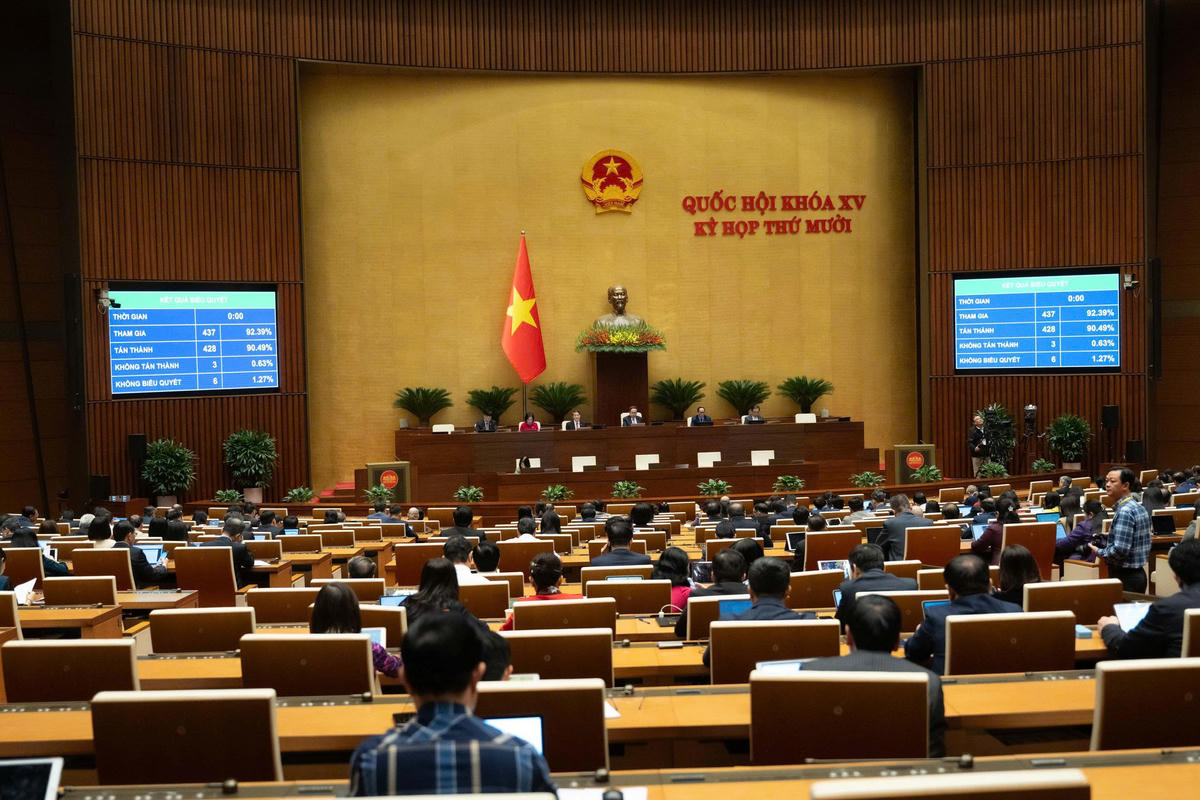 Toàn cảnh phiên họp. Ảnh: Quang Vinh