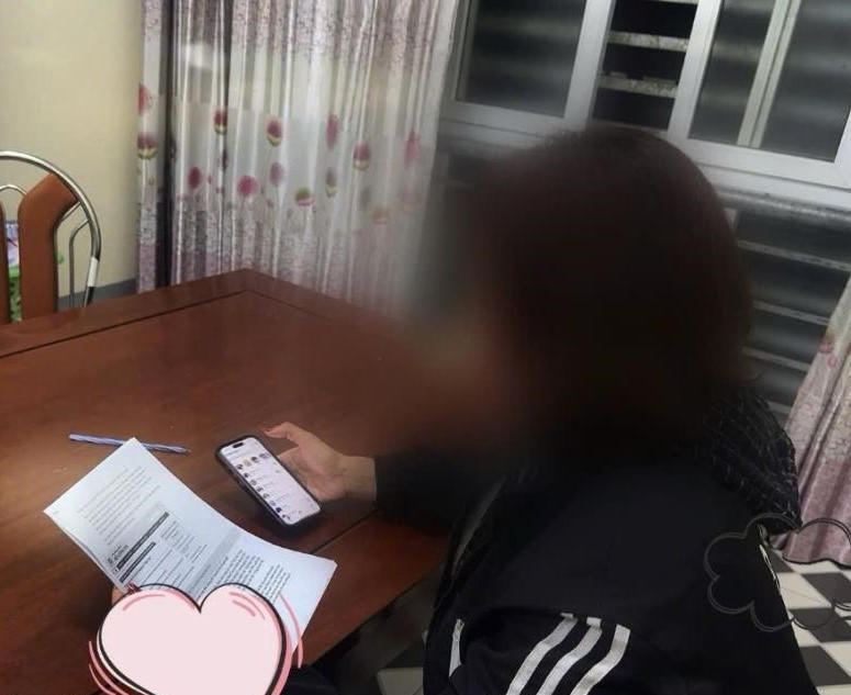 Chị N.T.T đã chuyển 400 triệu đồng "đầu tư" vào sàn tiền ảo. Ảnh: CX.