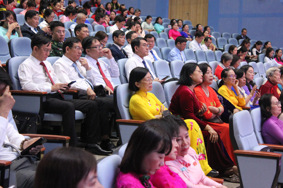 Các đại biểu dự đại hội. (ảnh X.H)