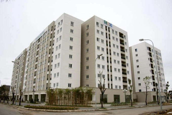 Khu nhà ở xã hội Bamboo Garden ở Quốc Oai. Ảnh: CEO