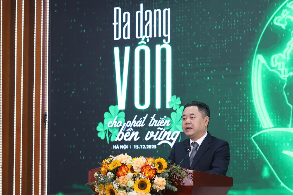 Phó Thống đốc NHNN Nguyễn Ngọc Cảnh phát biểu tại hội thảo