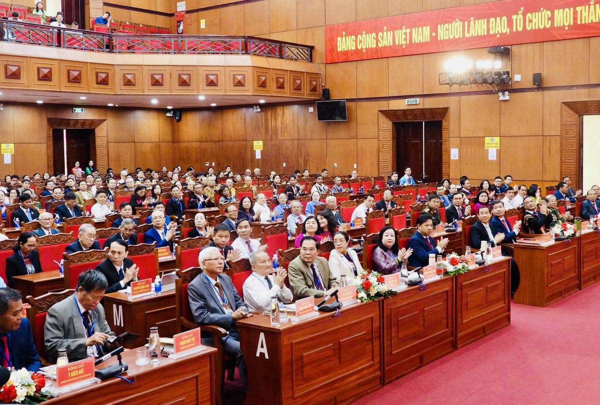Các đại biểu dự đại hội. Ảnh: Thanh Nga.