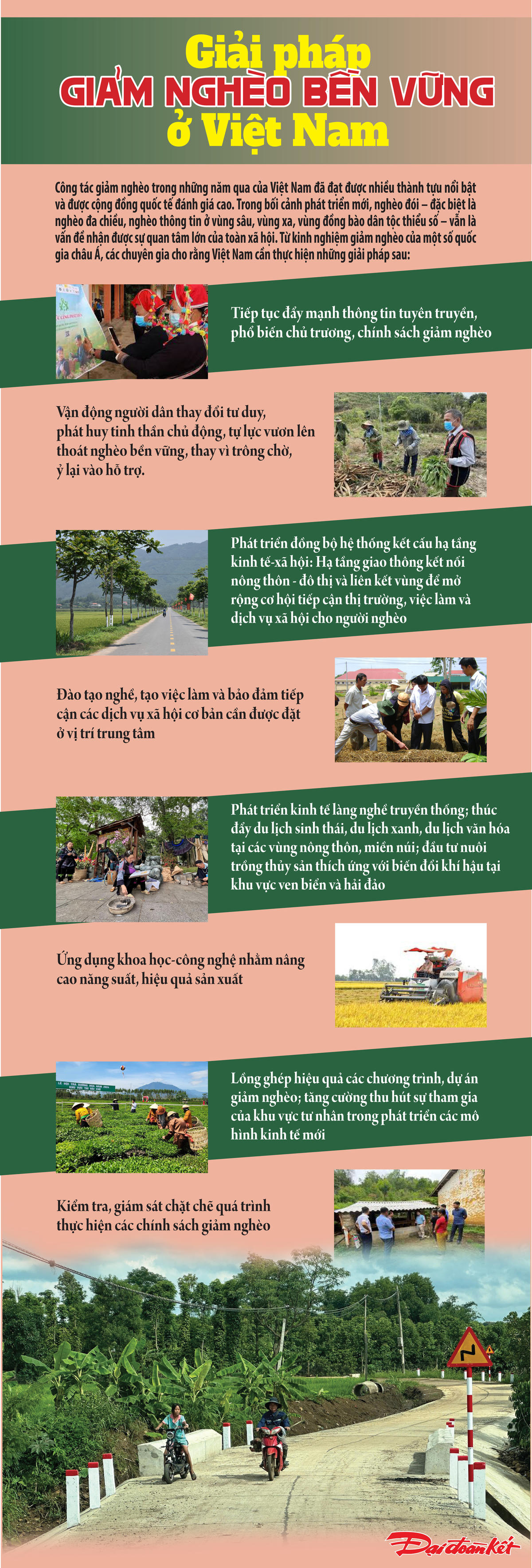 Giải pháp giảm nghèo ở Việt Nam. Ảnh: T.N