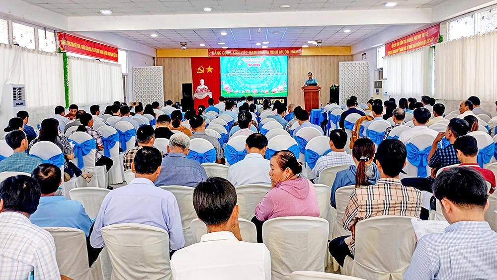 Quang cảnh buổi tập huấn. Ảnh: baocantho.com.vn