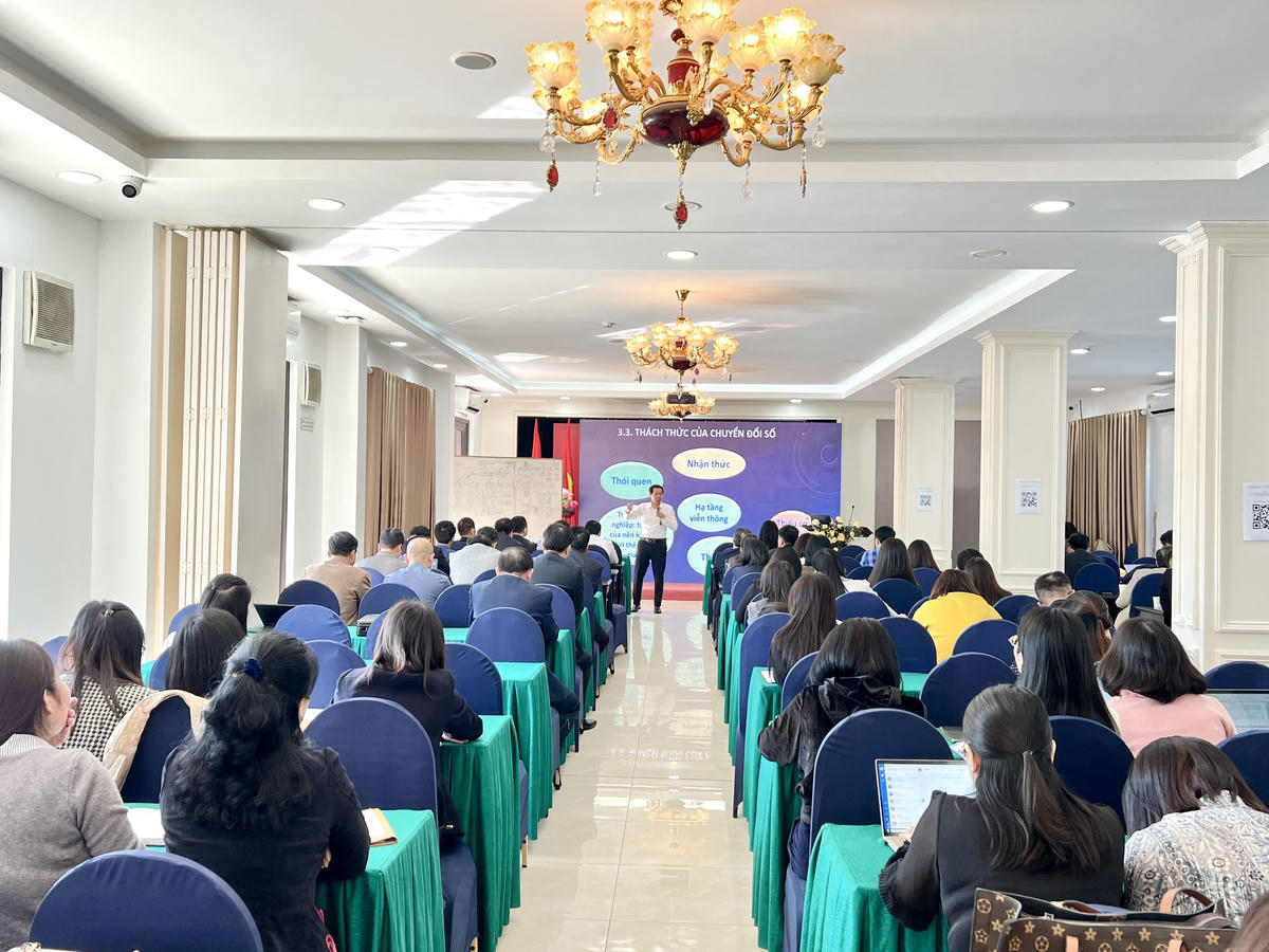 Quang cảnh lớp tập huấn. Ảnh: PT.&nbsp;