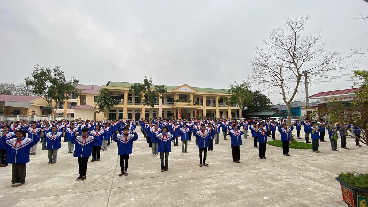 Trường PTDTBT THCS Quỳ Hợp được đầu tư khang trang, hiện đại nhờ nguồn vốn từ Chương trình 1719.