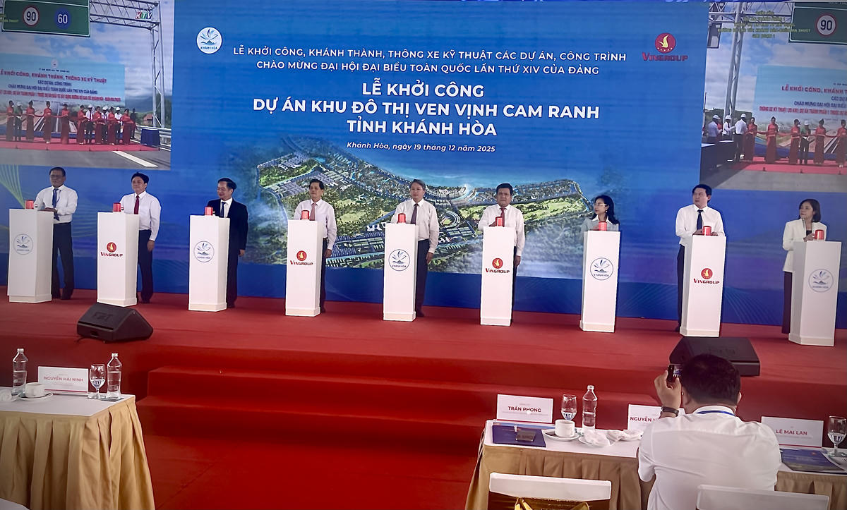 Lễ khởi công Dự án Khu đô thị ven Vịnh Cam Ranh Khánh Hòa (ảnh Thùy Trang).