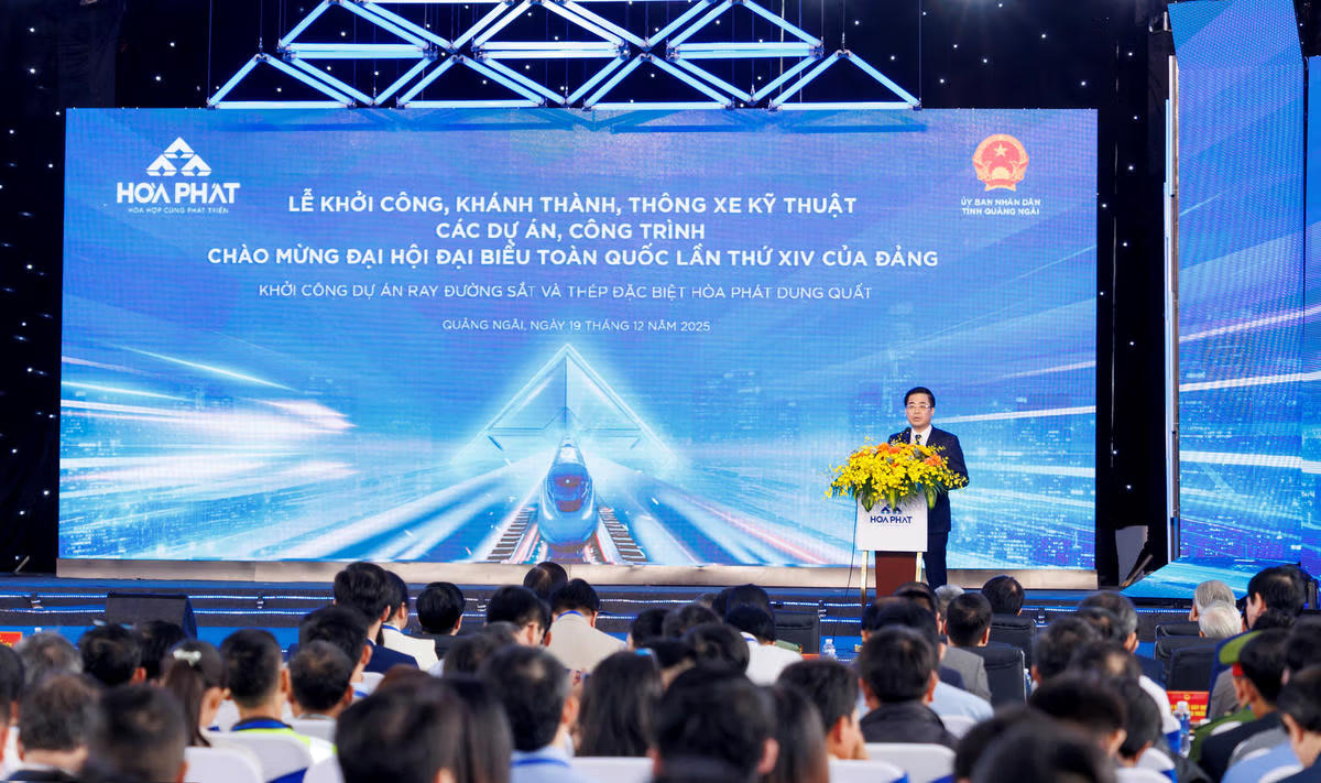 Quang cảnh lễ khởi công. Ảnh: Nguyễn Tín.