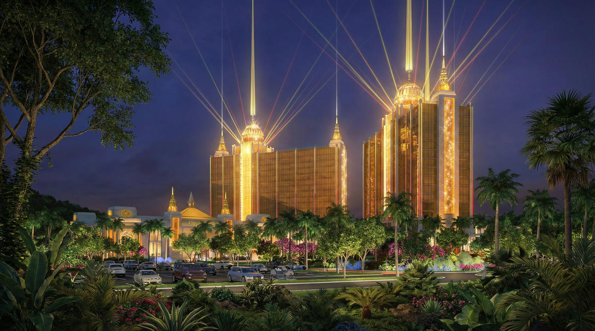 Phối cảnh khu dịch vụ du lịch phức hợp cao cấp casino tại Khu kinh tế Vân Đồn.