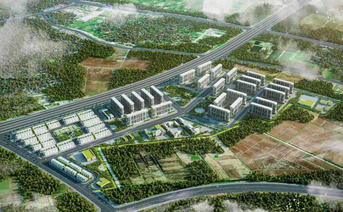 Phối cảnh Dự án Khu nhà ở xã hội phường Phố Hiến. Ảnh: Ban tổ chức.&nbsp;