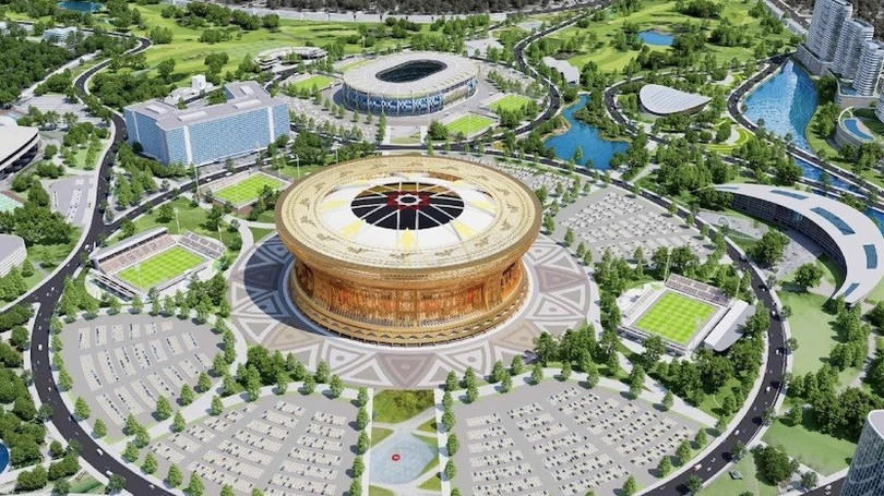 Bối cảnh khu đô thị thể thao Olympic tại TP Hà Nội 