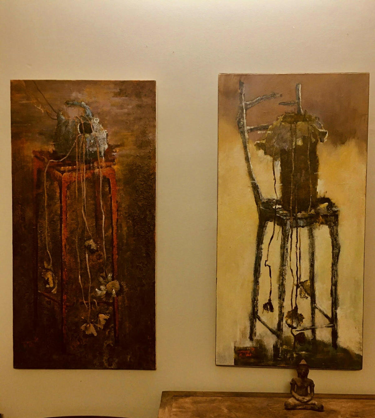 Triển lãm trưng bày 29 bức tranh được Nguyễn Trọng Tài vẽ trong vòng 5 năm qua. Ảnh: BTC. 