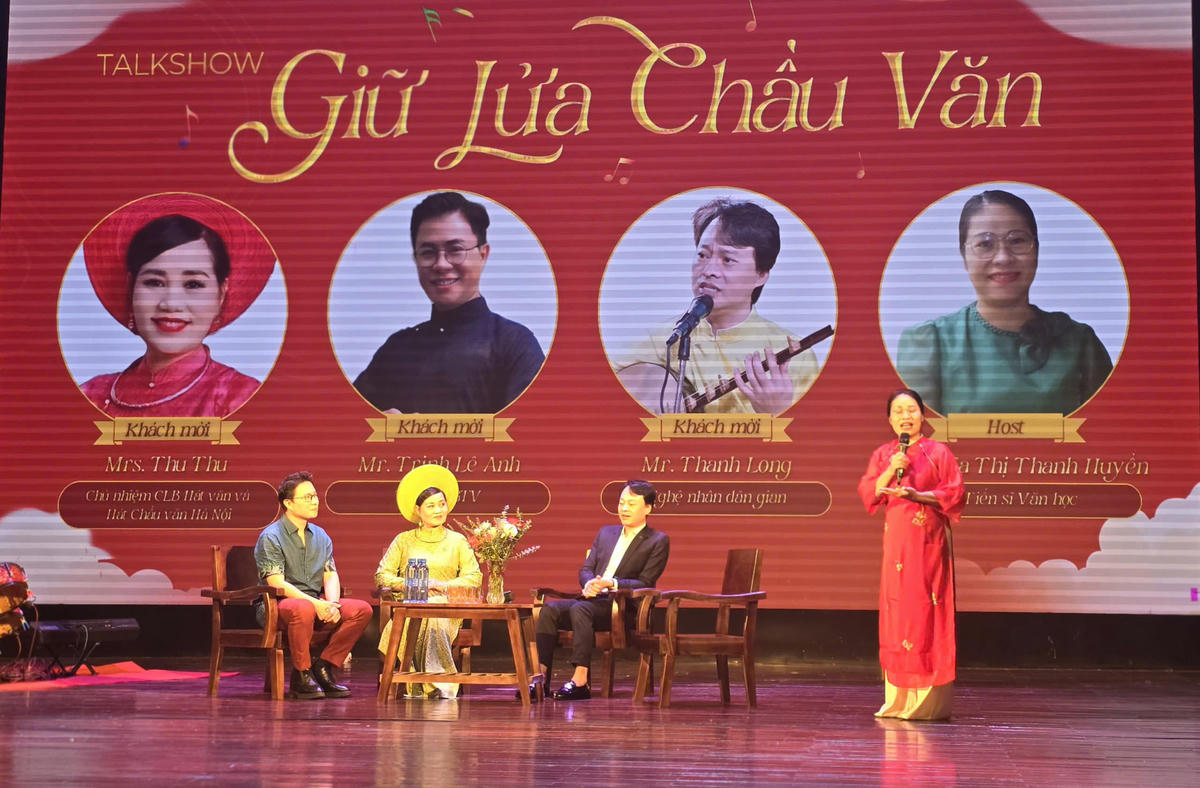 Hồn xưa Chầu văn ngân vang trong hơi thở đương đại