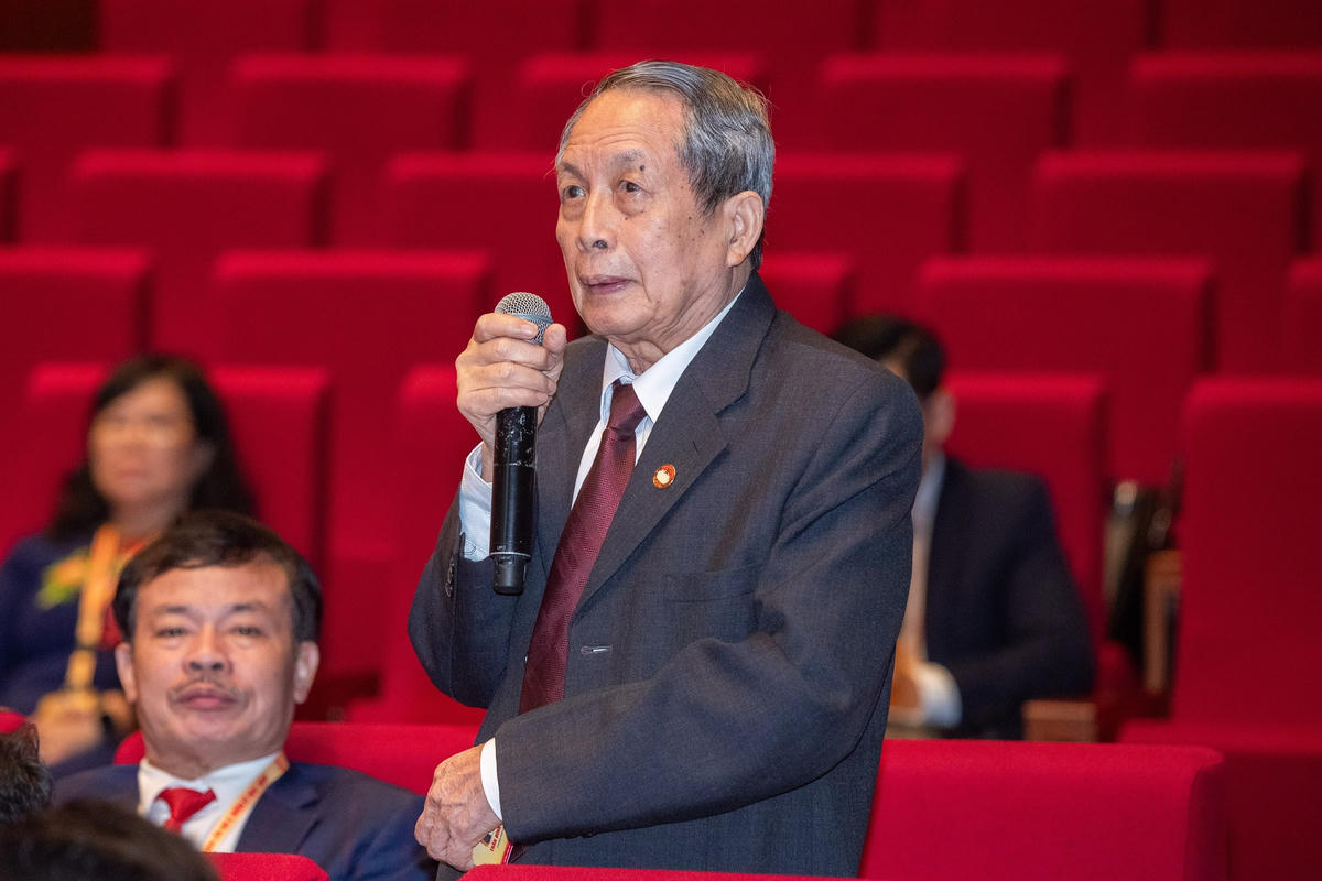 GS.TSKH Trần Đình Long. Ảnh: Quang Vinh.