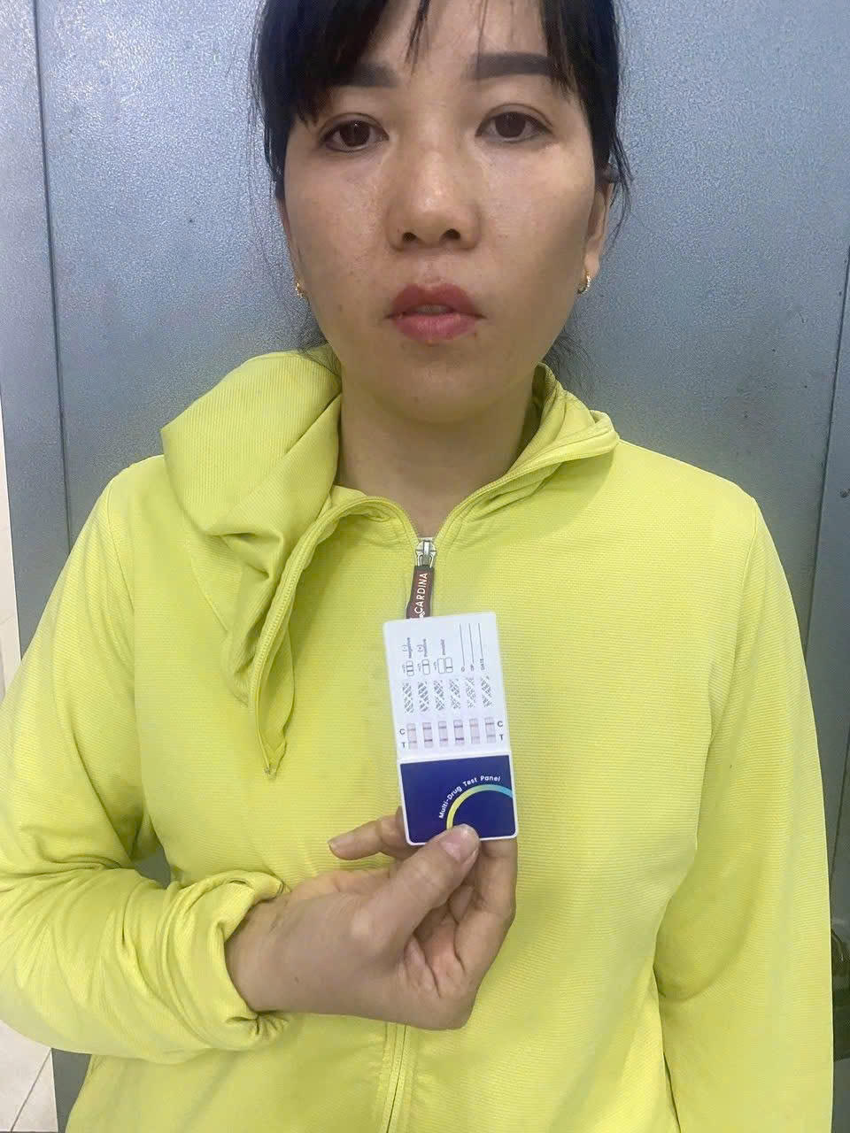 Đối tượng Nguyễn Tường Thi tại cơ quan điều tra. Ảnh: CV.