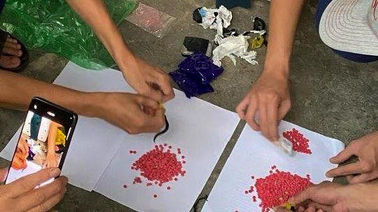 Tang vật vụ án. Ảnh: CAQT