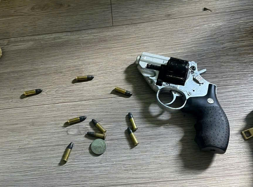 Tang vật súng bị lực lượng chức năng thu giữ. Ảnh: CV.