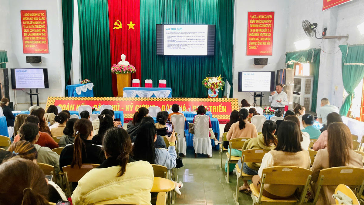 Phụ nữ xã Ea Phê (Đắk Lắk): Tổ chức truyền thông về bình đẳng giới, xây dựng môi trường an toàn cho phụ nữ, trẻ em