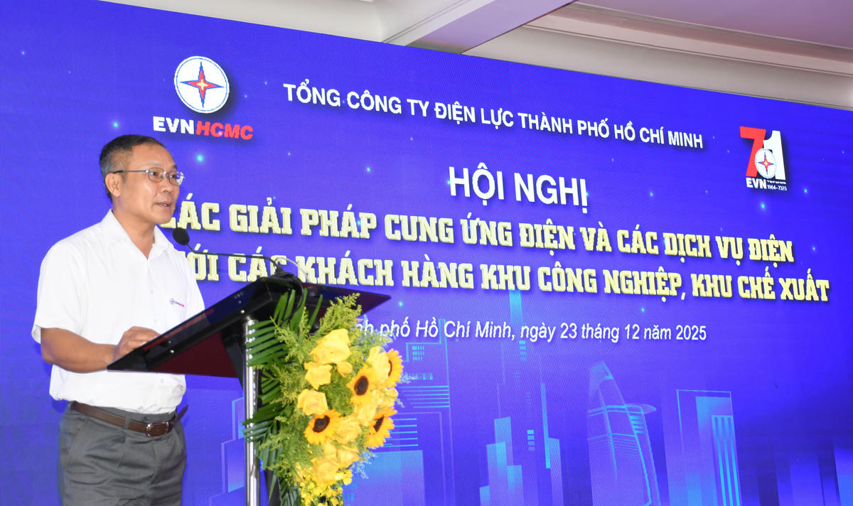 Ông Bùi Trung Kiên - Phó Tổng giám đốc EVNHCMC.