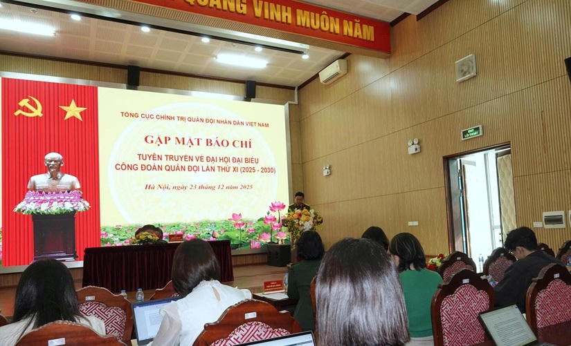 Quang cảnh buổi gặp mặt báo chí. Ảnh: Kim Anh