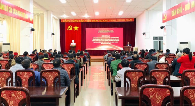 Quang cảnh buổi tập huấn. Ảnh: VHTTDL