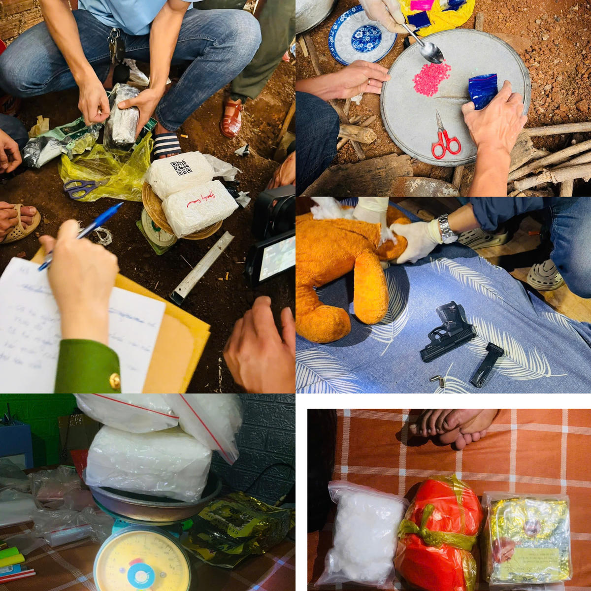 Tang vật lực lượng chuyên án thu giữ. Ảnh: CA.