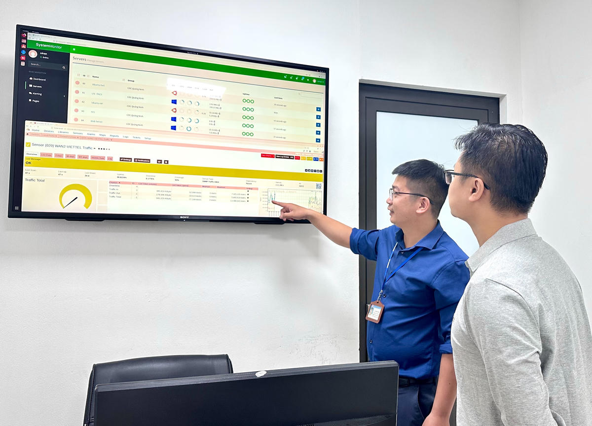 &nbsp;Ứng dụng cải tiến kỹ thuật hệ thống giám sát, quản trị tập trung hệ thống mạng nội bộ, máy chủ tại CDC Quảng Ninh.